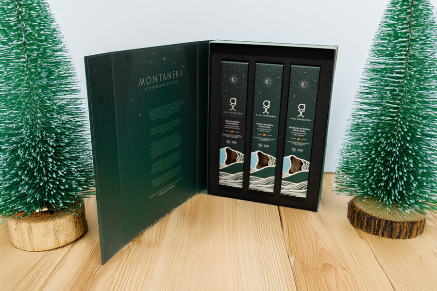 Luxury Holiday Gift Box: Acorn-Fed Iberico Loin, Chorizo And Salchichon Trio
