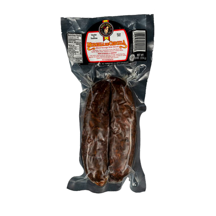Morcilla Blood Sausage With Onion