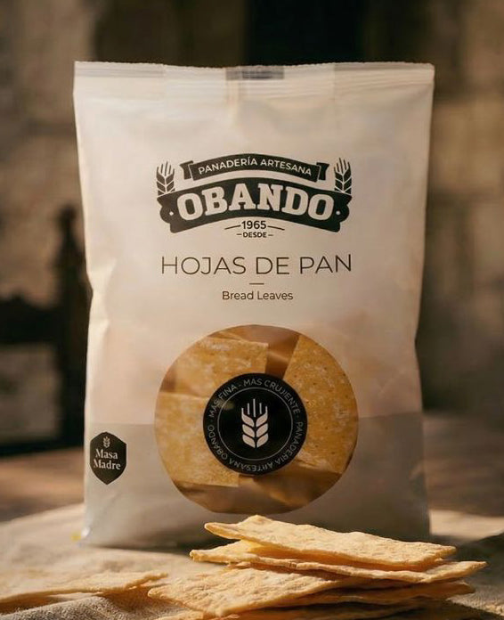 Obando Layered Spanish Crispbread (Regañahojas) 150Gr