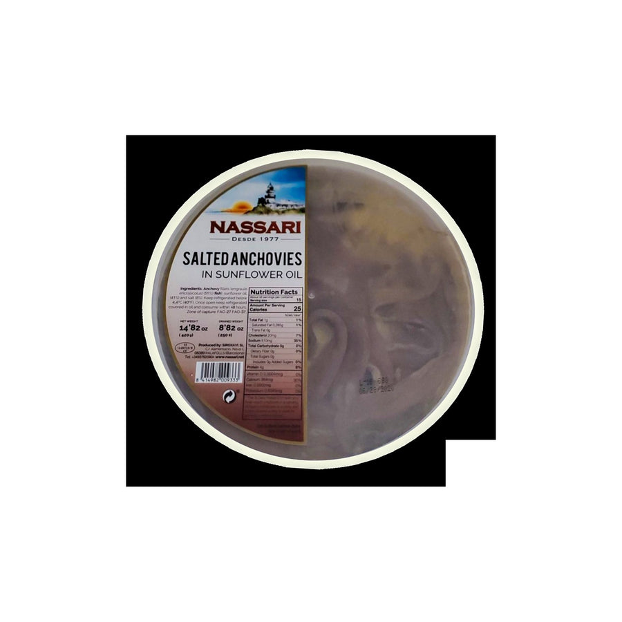 Nassari Cantabrian Anchovies 500g — Paquito Jamon