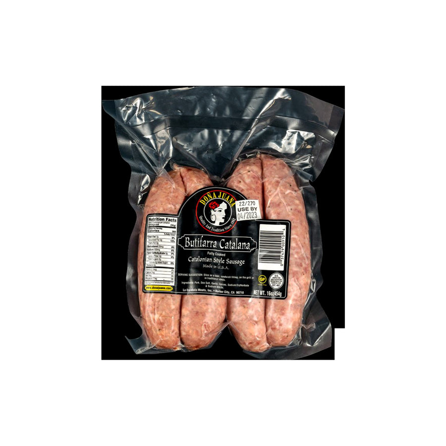 Butifarra Blanca Catalan White Sausage — Paquito Jamon