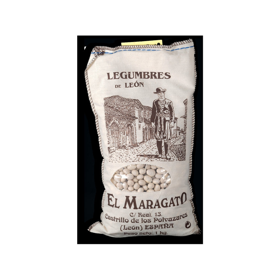 El Maragato Spanish Pocha White Dry Beans — Paquito Jamon