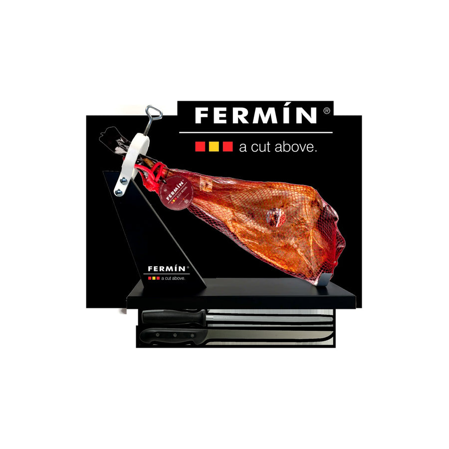 Fermin Serrano Ham Bone-In(Includes Ham Holder And Knives) — Paquito Jamon