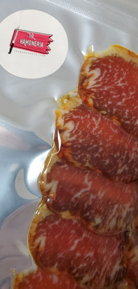 100% Iberico Acorn-Fed Lomo Sliced By The Hamoneria