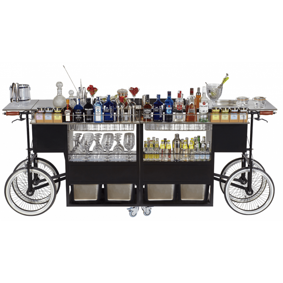 Mewindo Evolution Bar Cart With Glass Froster