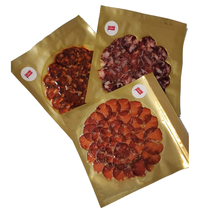 Acorn-Fed Iberico Sliced Trio Pack