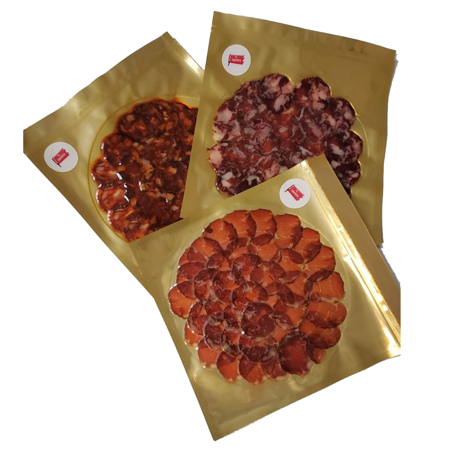 Acorn-Fed Iberico Sliced Trio Pack