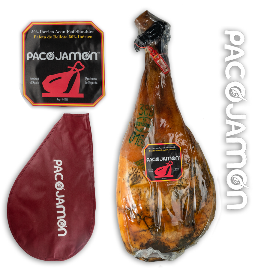 50% Iberico Acorn-Fed Shoulder By Paquito Jamon