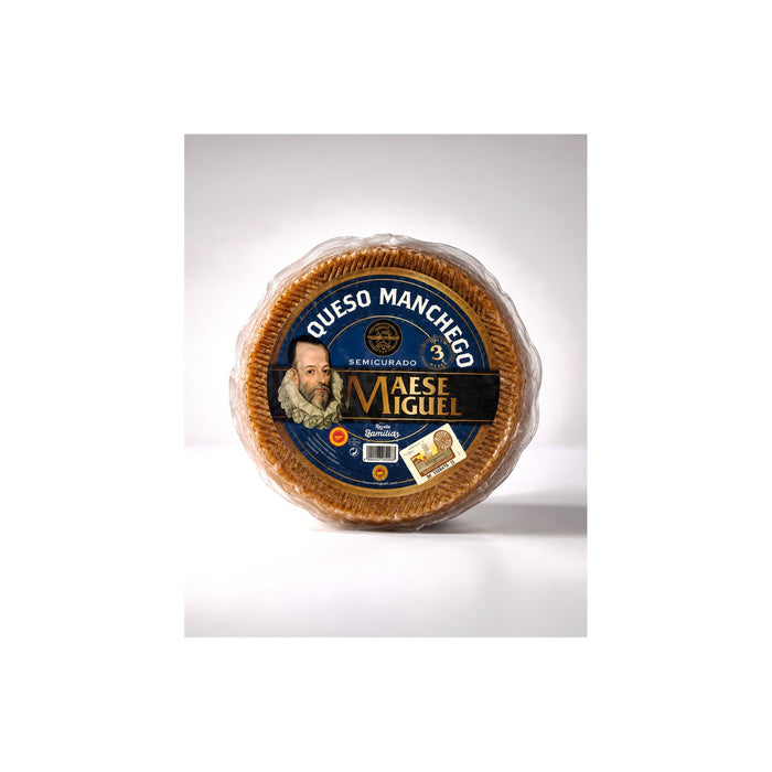 Maese Miguel Semi-Cured Manchego Cheese — Paquito Jamon
